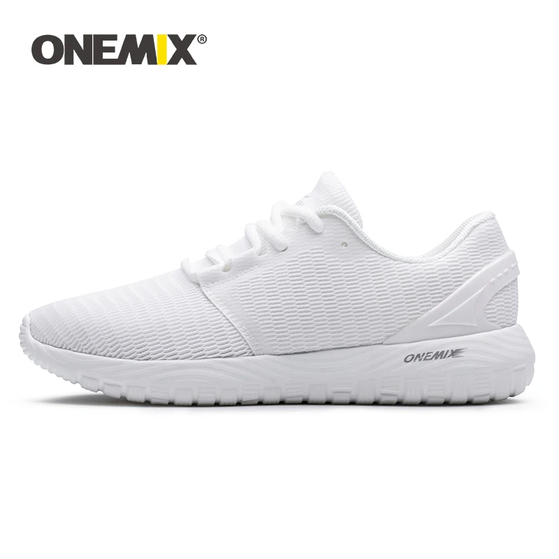 ONEMIX Men's Running Shoes Cool Sneakers Deodorant Insole Soft Comfortable Sneakers For Outdoor Running Super Lightweight Shoes