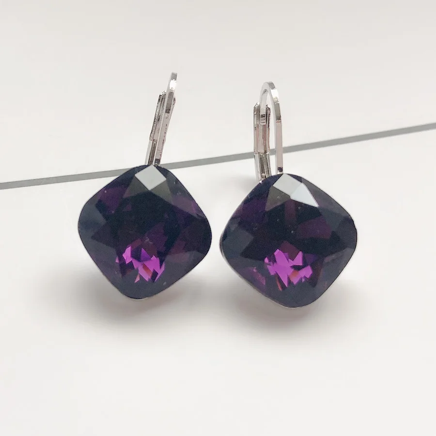 Высококачественные квадратные дизайнерские серьги Boucle D'oreille для женщин