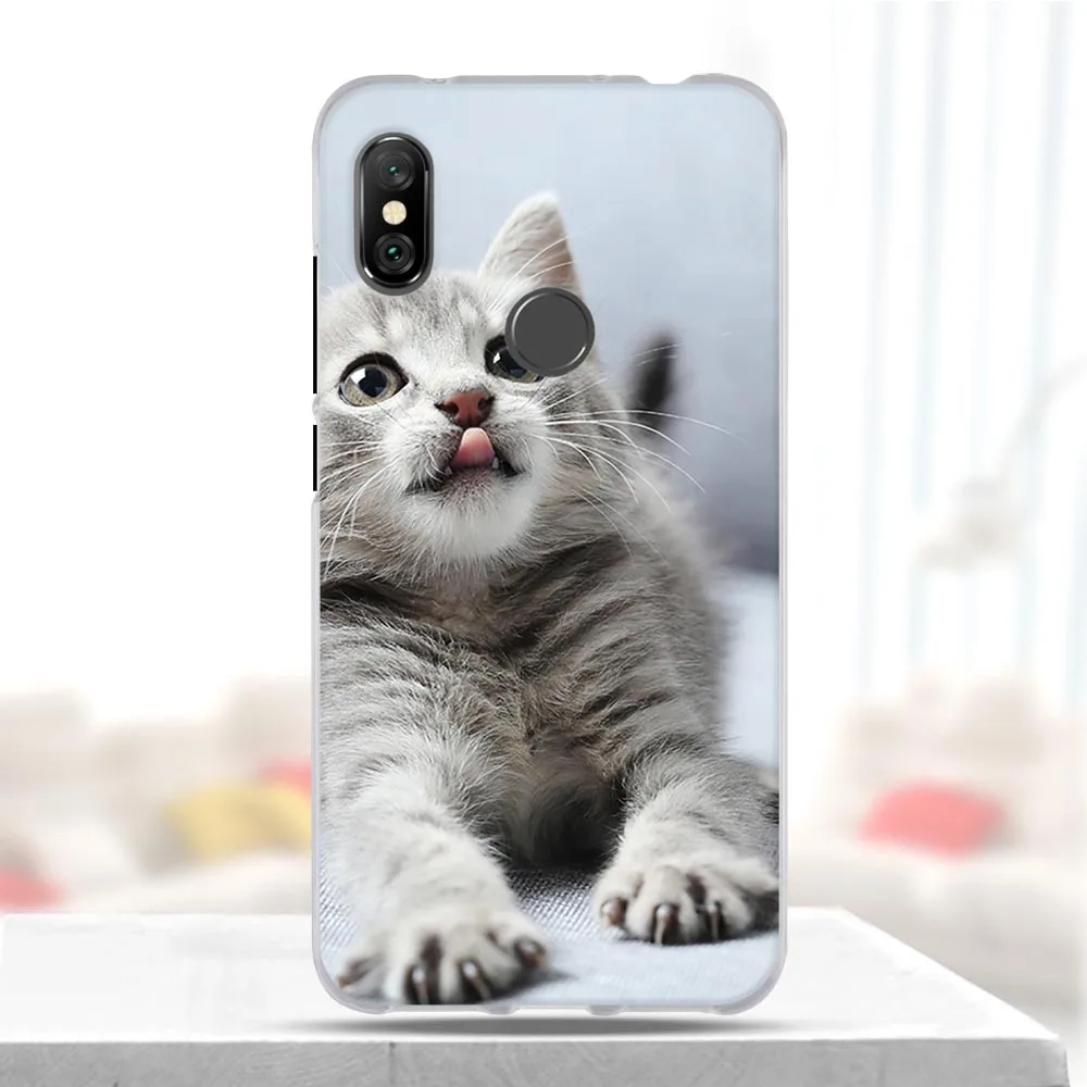 54 Для Xiaomi Redmi Note 7 5 6 Pro Чехол с принтом милого кота чехол для телефона для Xiaomi Redmi Note 6 Pro Чехол для Redmi Note 7 Pro - Цвет: 54