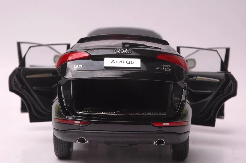 1:18 литая под давлением модель для Audi Q5 2013 черный Внедорожник сплав игрушечный автомобиль миниатюрная Коллекция подарков