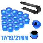 20 шт.компл. 171921 мм универсальные колесные гайка с болтом крышка Кепки внешней отделки защиты болт + средство для удаления красного и синего цвета