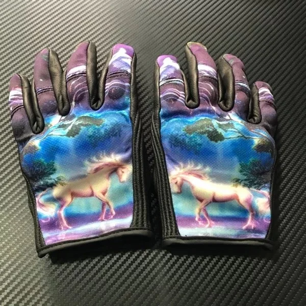 Новое прибытие Единорог Кожа Защитная сетка перчатки сенсорный экран motomastr леди