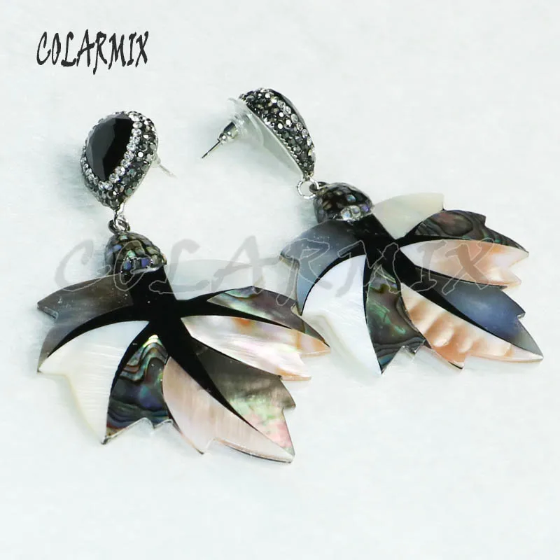 Оптовая продажа 3 пары серьги морские ушки натуральные сережки в виде ракушек