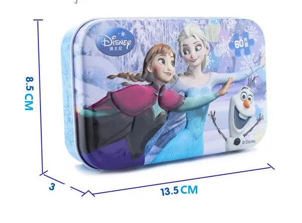 Disney Замороженные Стиль Мультфильм Деревянная игрушка головоломка Микки Анна