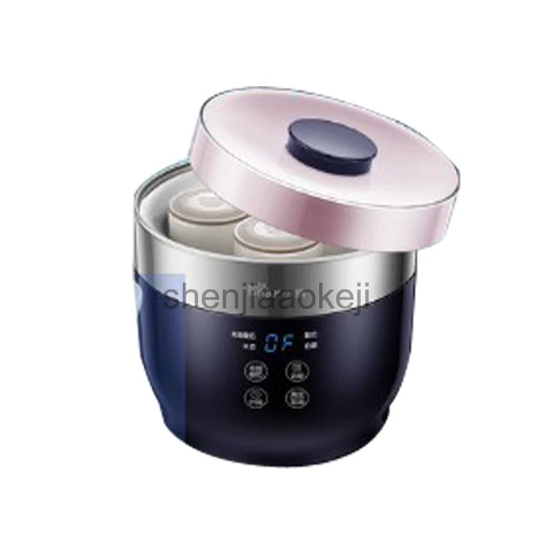 

SNJ-C10T1 Household Fully Automatic Yogurt Maker 4 Ceramic Yogurt Cup Rice Wine Cheese Greece Yogurt Machine 220v 20w 1pc