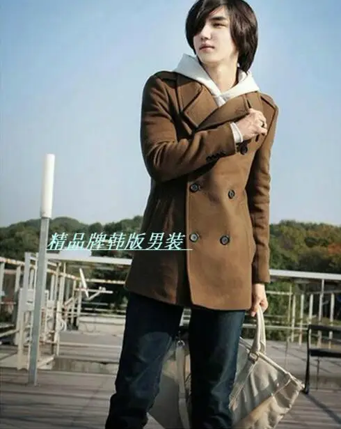 2020 зеленое коричневое черное корейское модное повседневное шерстяное пальто для