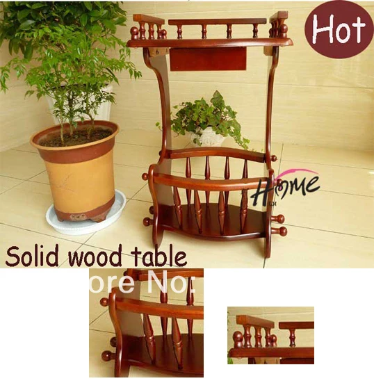 Новый американский стиль обеденный автомобиль тележки деревянный стол