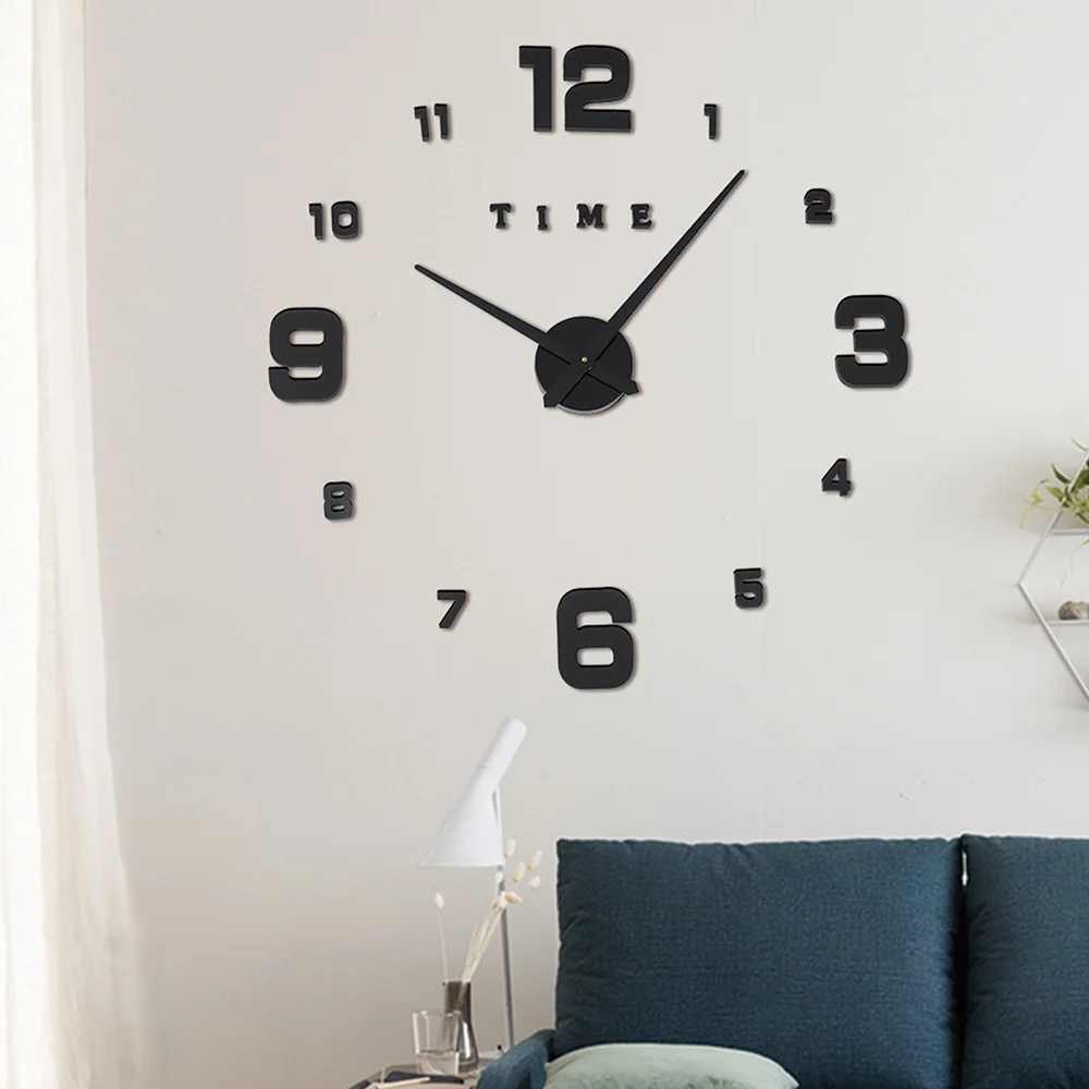 Saat часы цифровые настенные часы Reloj Horloge Duvar Saati Klok Orologio da Parete Wandklok светящиеся 3D большие бесшумные