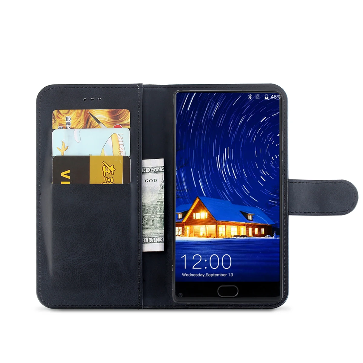 Ocolor для LEAGOO KIICAA смешивания S8 отразить вверх кожаный чехол с карты кармана сотовый