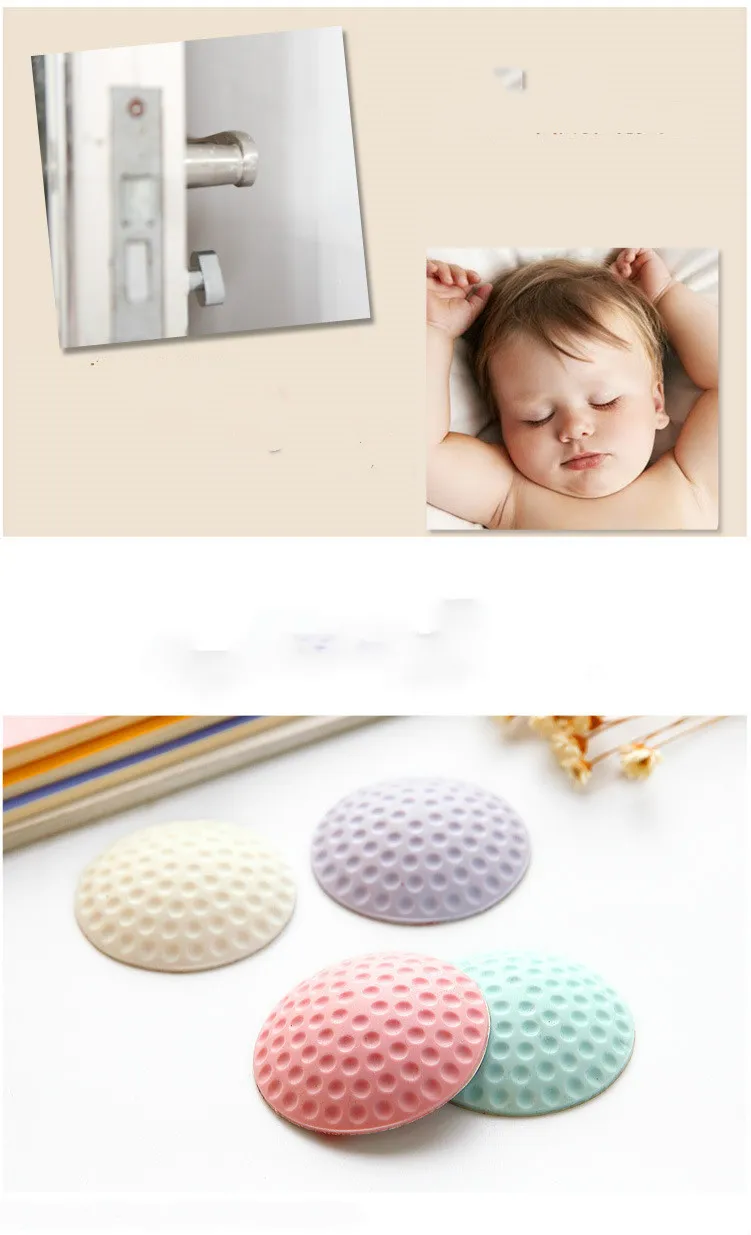 4 шт./лот Бесплатная доставка круглая настенная Противоударная прокладка