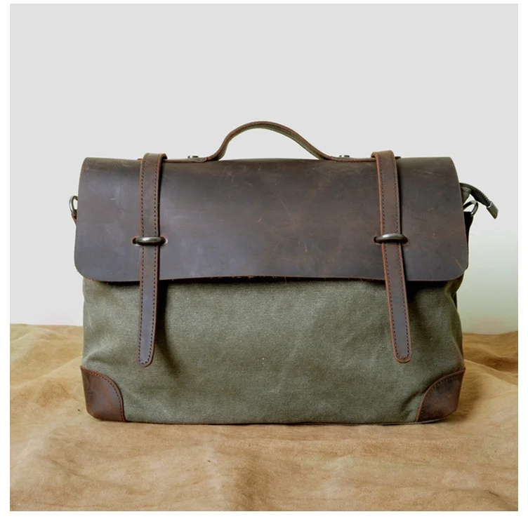 Бесплатная доставка 2019 Модные Винтажные коммерческих из воловьей кожи сумки