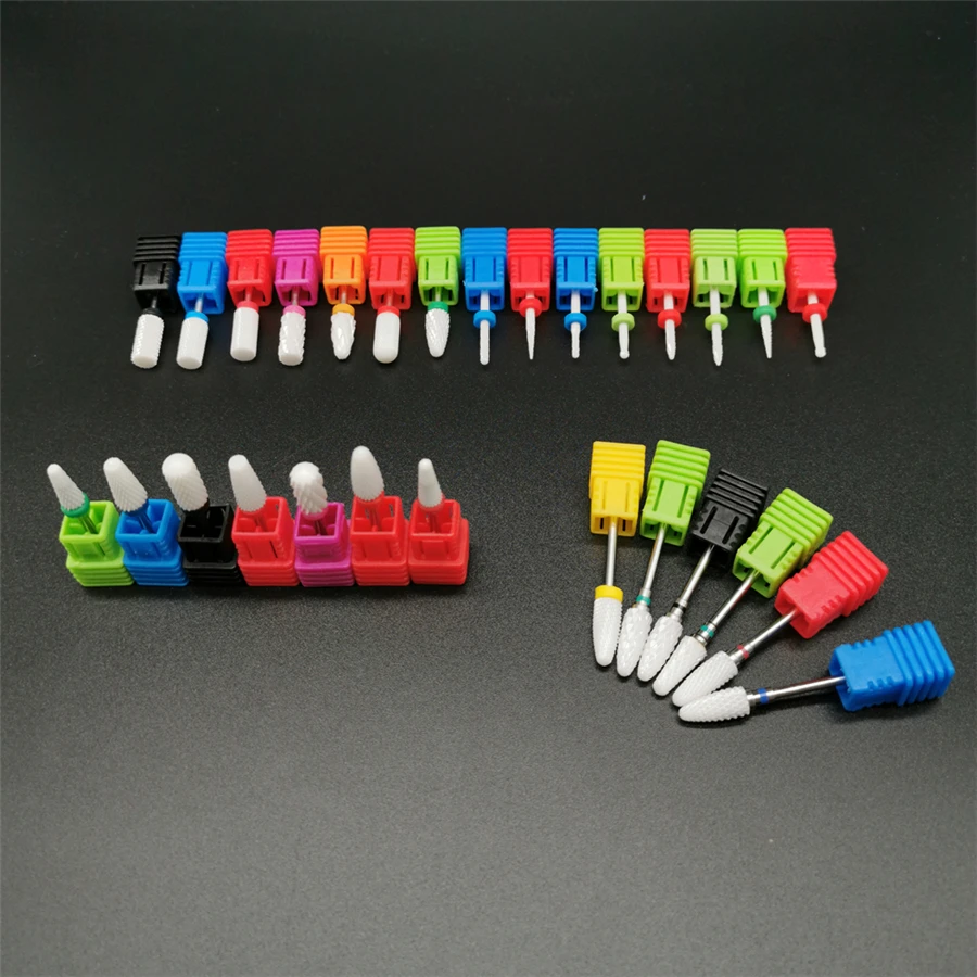

Керамические фрезерные карбидные сверла для ногтей, маникюрный станок, фрезы для маникюра, педикюра, электрическая дрель для ногтей