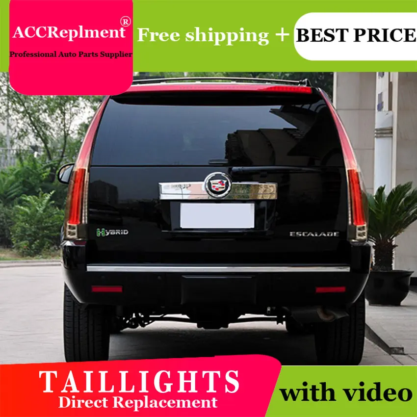 Автомобильный Стайлинг для Cadillac ESCALADE задний фонарь s 2007-2014 светодиодный + сигнал