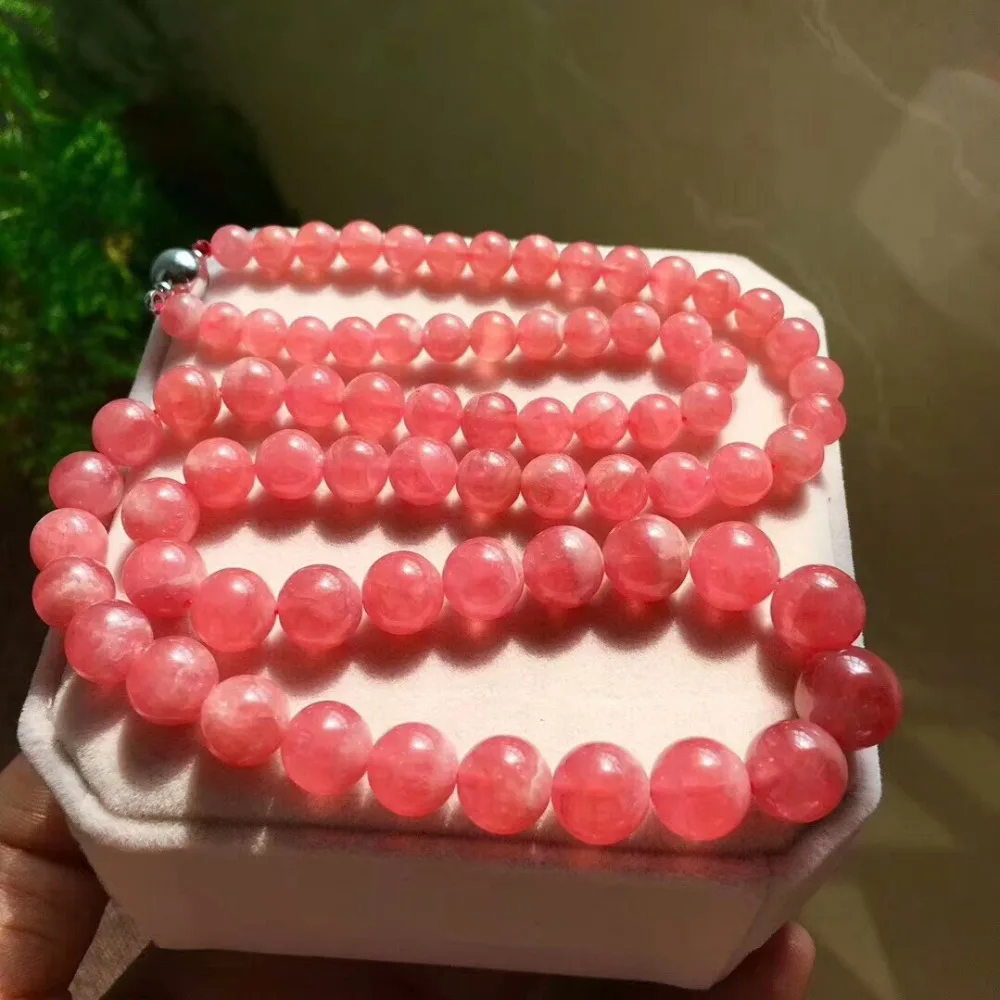 Топ натуральный Королевский лед Роза Rhodochrosite красный драгоценный камень 6-11 мм