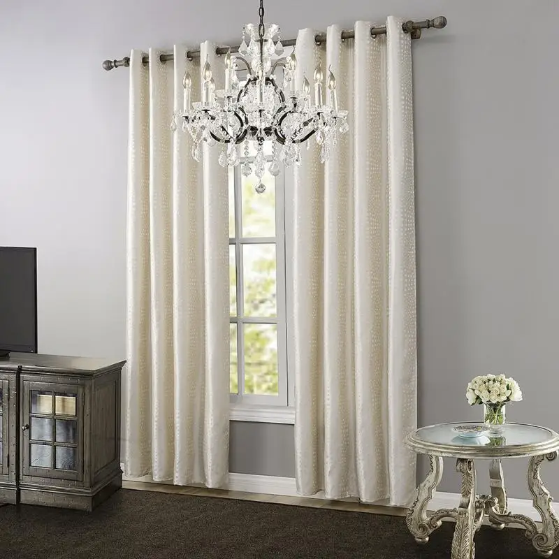 Рассеивать горошек занавес скрининг окна пыле прочный украшения для спальни