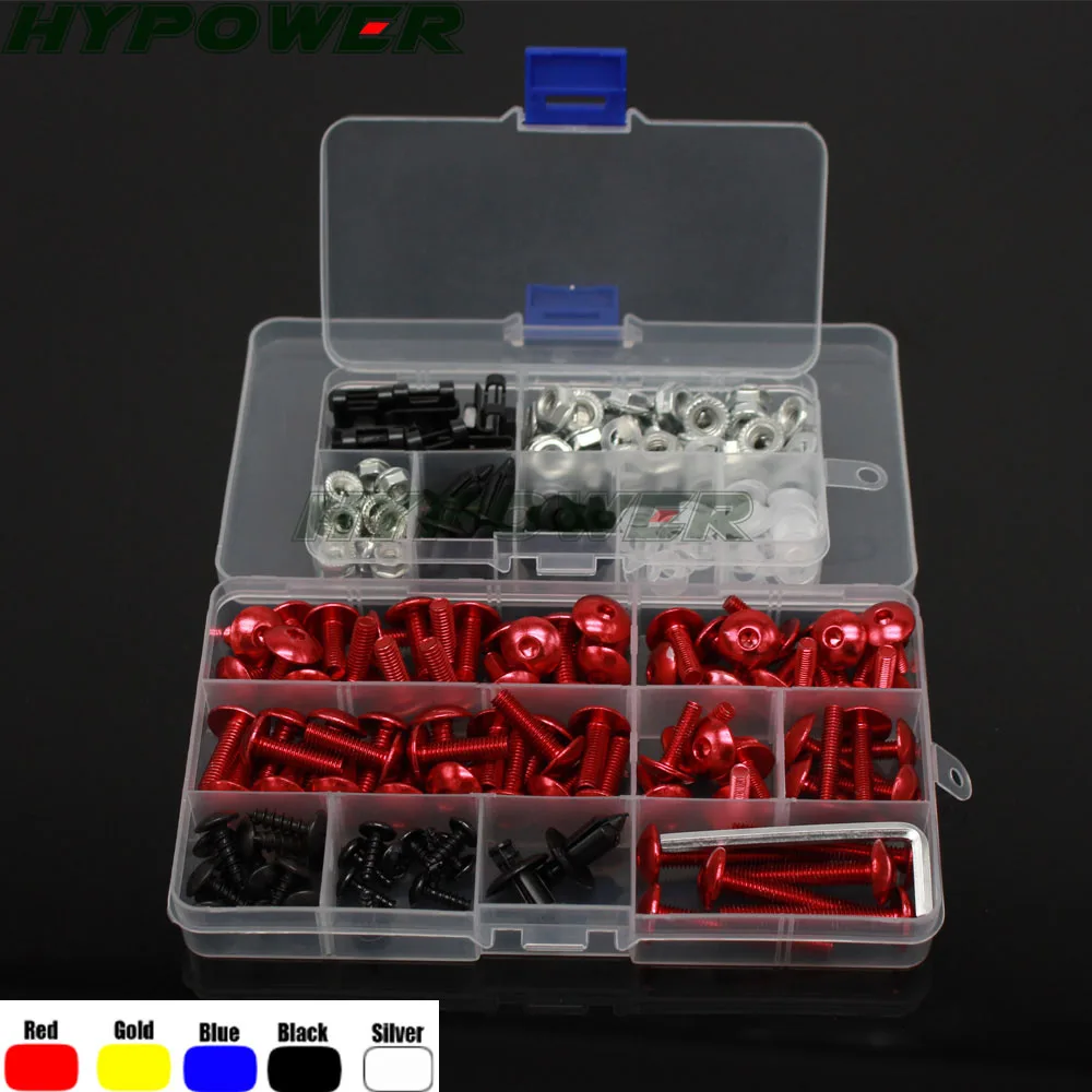 Универсальный Комплект болтов обтекателя аксессуары для мотоциклов винты Honda CBR