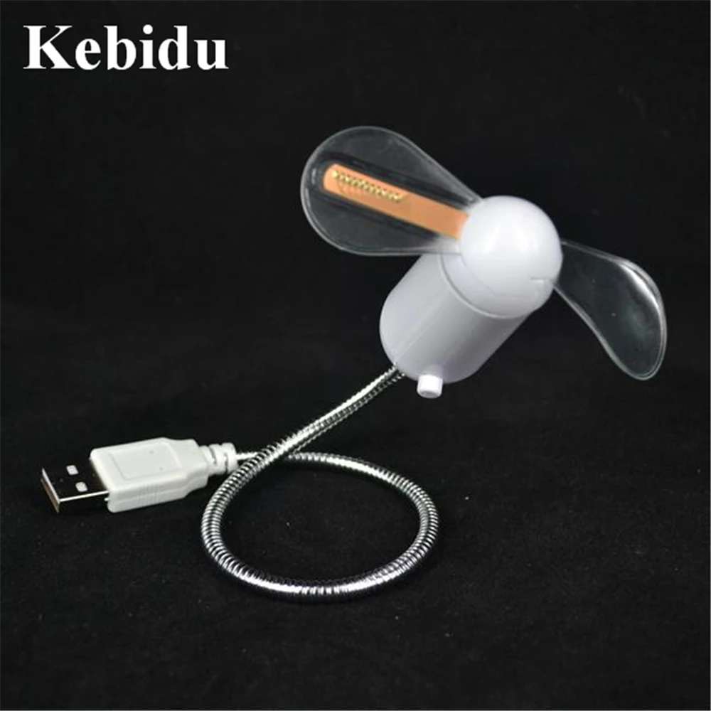 Мини USB вентиляторы Kebidu гибкие программируемые с подсветкой|USB-гаджеты| |