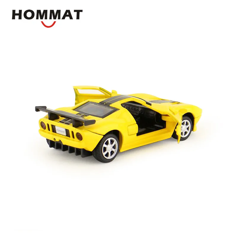 Модель автомобиля HOMMAT в масштабе 1:40 Ford GT модель суперкара из сплава подарок