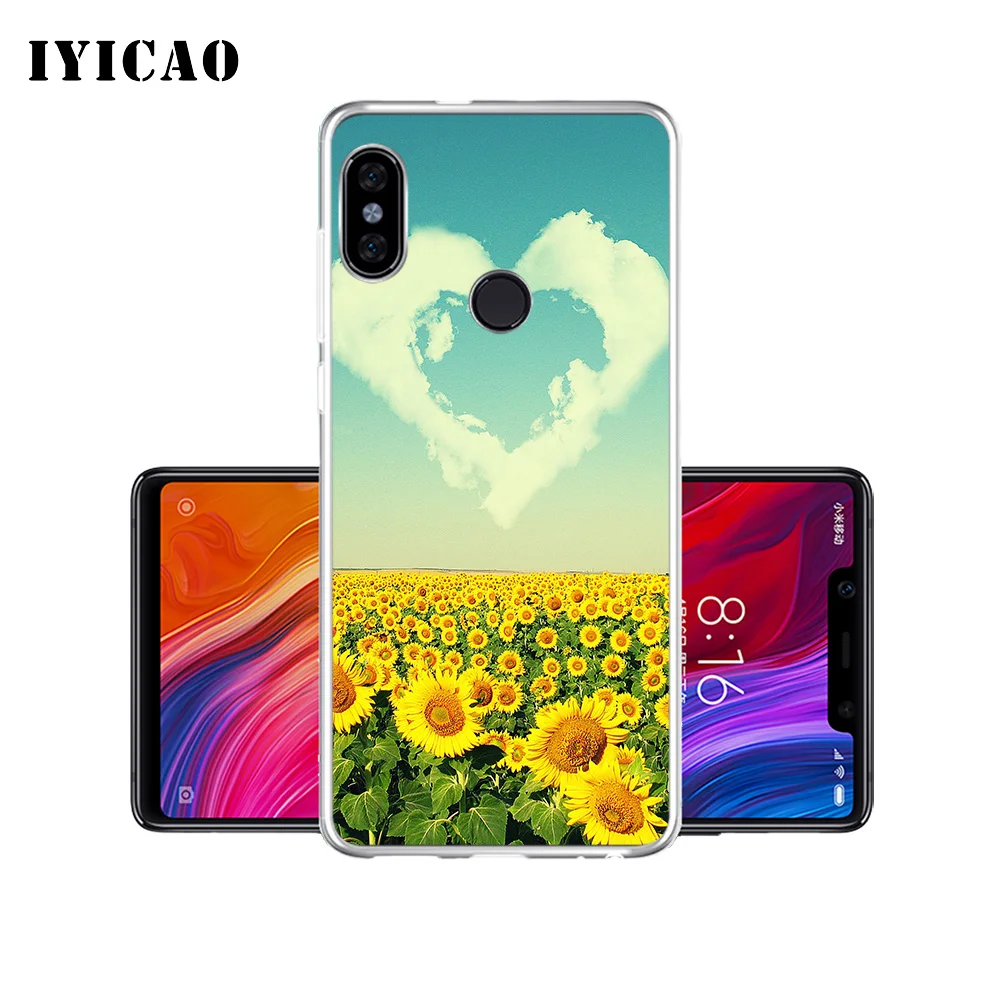 IYICAO летний Мягкий силиконовый чехол для телефона Xiaomi Mi 9 8 SE 6 A1 A2 Lite F1 MIX2S