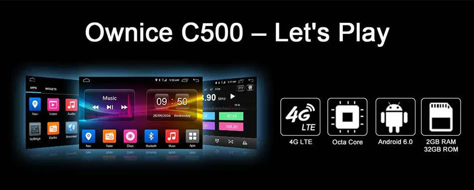 Owncie C500 Android 6,0 Octa 8 Core Автомобильный DVD плеер для Фольксваген Touareg транспортер T5 с gps Navi BT Радио 4 аппарат не привязан к оператору сотовой связи сети