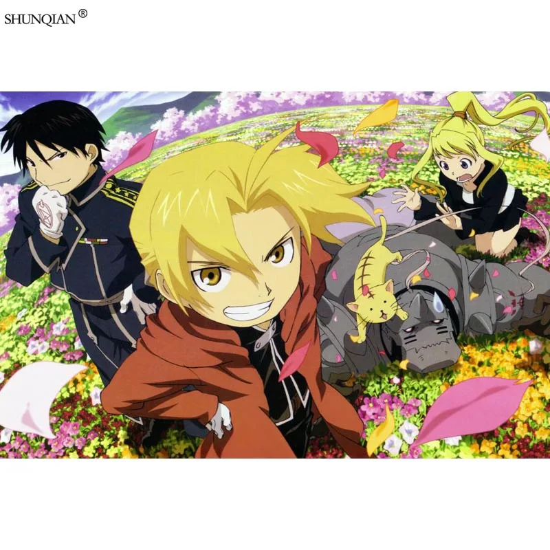 Ботинки для косплейного костюма Стальной Алхимик в стиле печати плакатов из