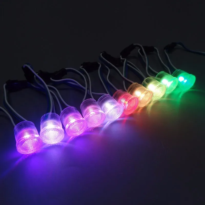 Диаметр 20 мм прозрачный/молочный светодиодный модуль струны DC5V ws2811IC 5050SMD1 светодиодный RGB цифровой светодиодный пиксельный свет