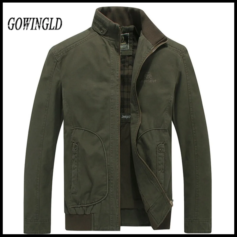 Новая Мода Slim Fit мужская Осень Хлопок Safari Повседневная Куртка|cotton bed jacket|cotton padded
