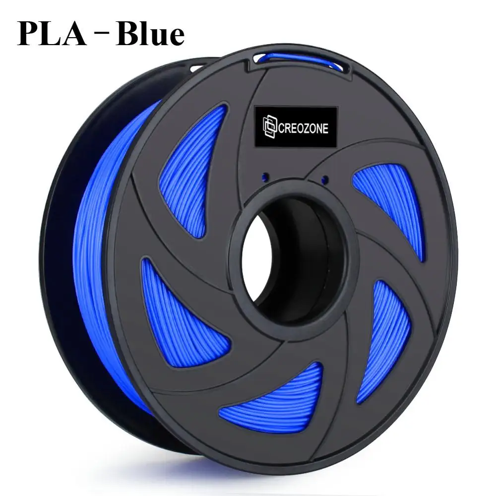 PLA-Blue Нить для 3d принтера CREOZONE 1,75 мм 1 кг PLA ABS Нейлон Дерево TPU PETG Carbon ASA PP PC 3D пластиковая печатная нить из России - Цвет: PLA-Blue