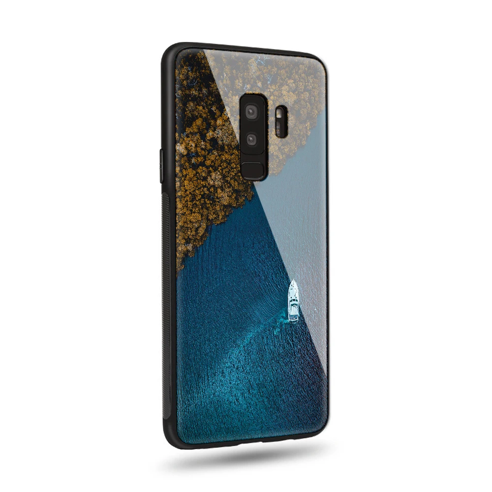 Ститч Супермен Микки из закаленного стекла чехол для телефона для Sumsung galaxy S8 Plus S9 S10 Plus note 8 9 DIY индивидуальный чехол для телефона - Цвет: 20277