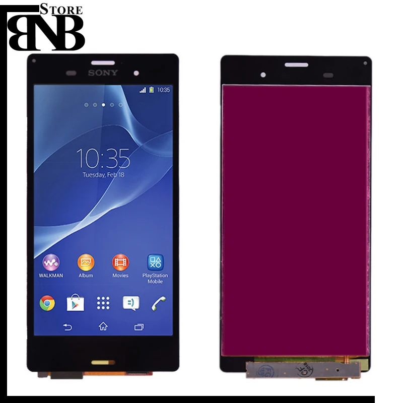 Для sony Xperia Z3 D6603 D6653 L55t ЖК-дисплей с кодирующий преобразователь сенсорного экрана в сборе черный белый