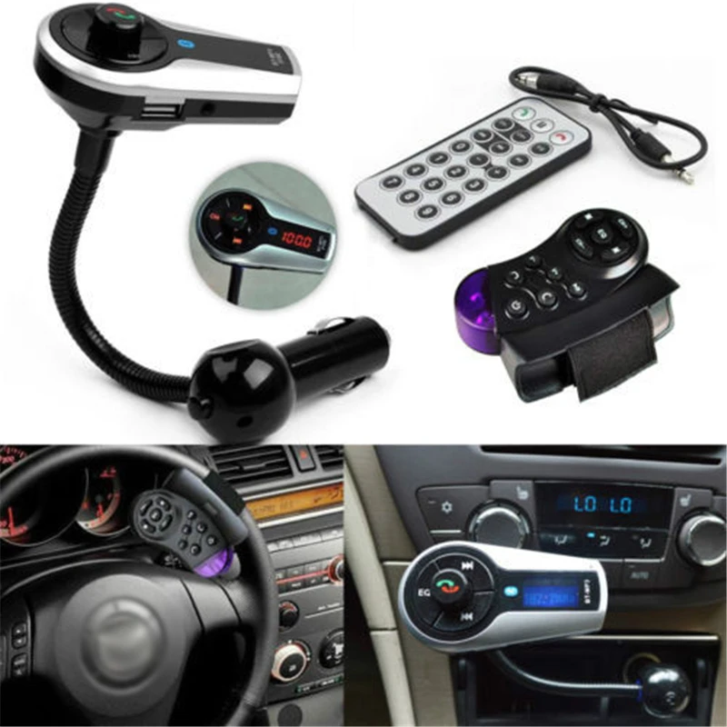 Fm передатчик Bluetooth Handsfree Car Kit ЖК дисплей mp3 аудио плеер Радио адаптер для iphone