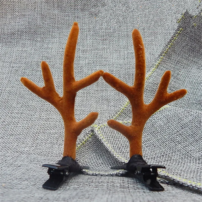 Funny Cute Deer FOREST Girl Horn Photography Props Emulational Headwear Lovely Antlers Hair Band/hairpin Party Christmas Gift | Дом и сад