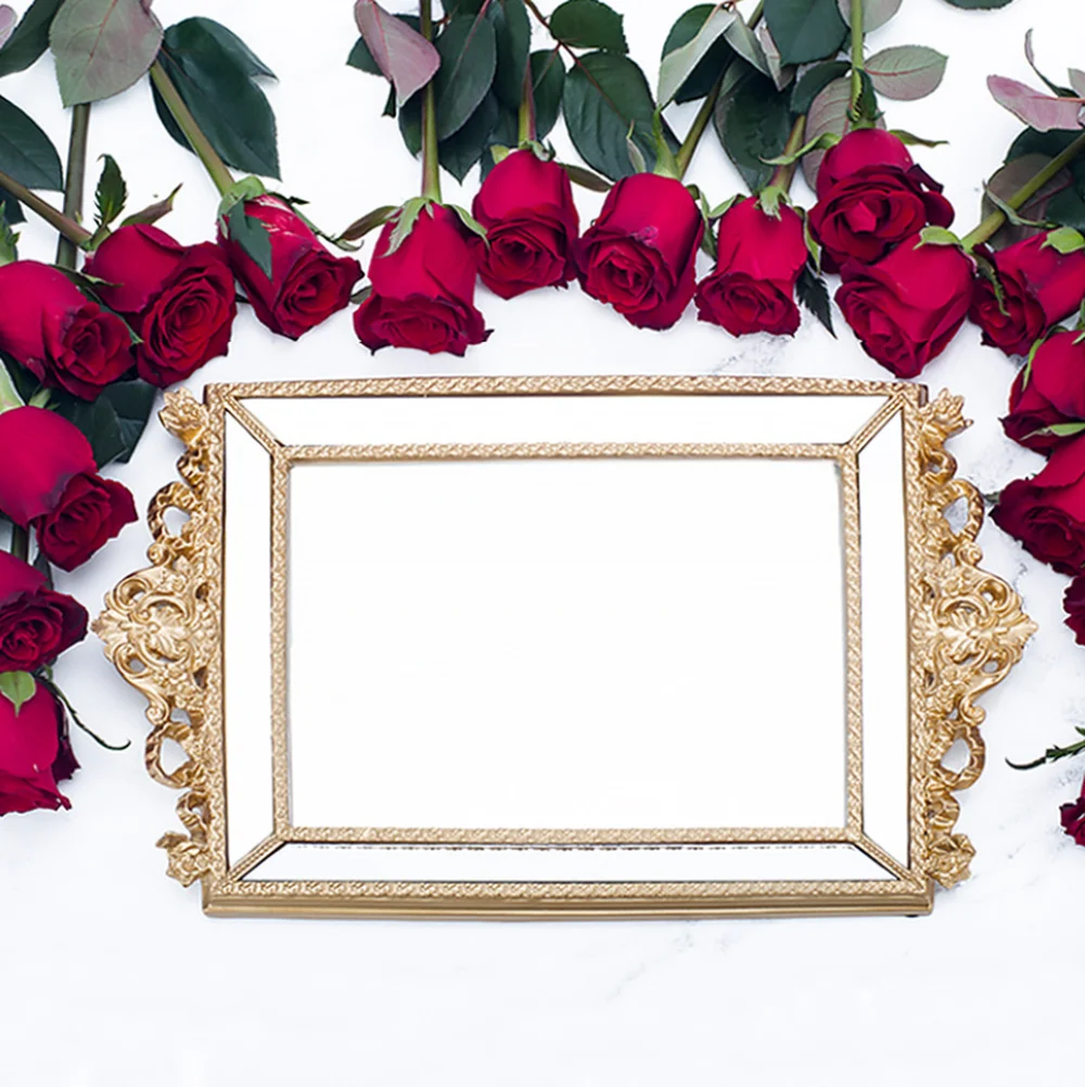 Прямоугольный поднос для хранения украшения свадебного торта демонстрации