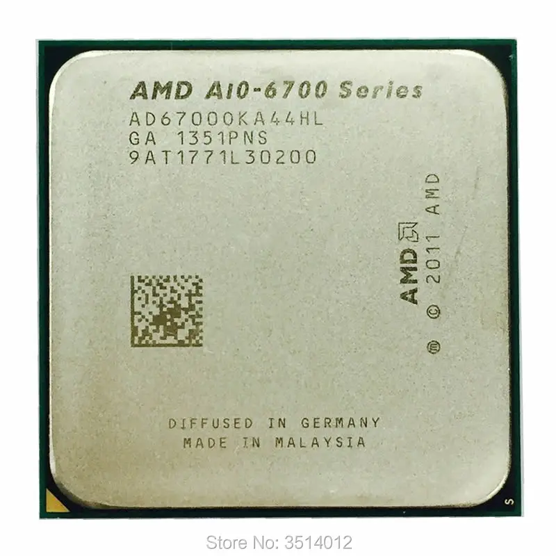 Процессор AMD APU A10 6700 четырехъядерный процессор 6700K 3 7 ГГц разъем FM2 AD6700OKA44HL |