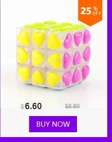 Qiyi 3*3*3 кубик рубика Пирамида Скорость Magic Cube Интеллектуальный Магический кубик Пазлы красочные Развивающие игрушки для детей 3x3x3