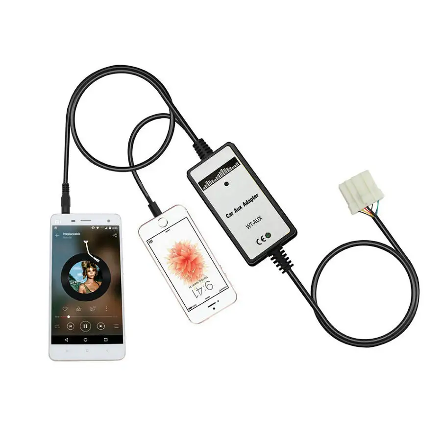 Автомобильный адаптер 12pin USB SD-карта Aux-in mp3-плеер радио интерфейс для Mazda |