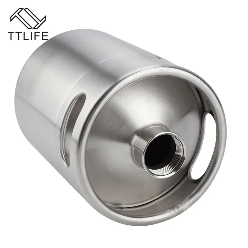TTLIFE 1.8L Нержавеющая сталь розлив пива с смеситель для душа напорная система