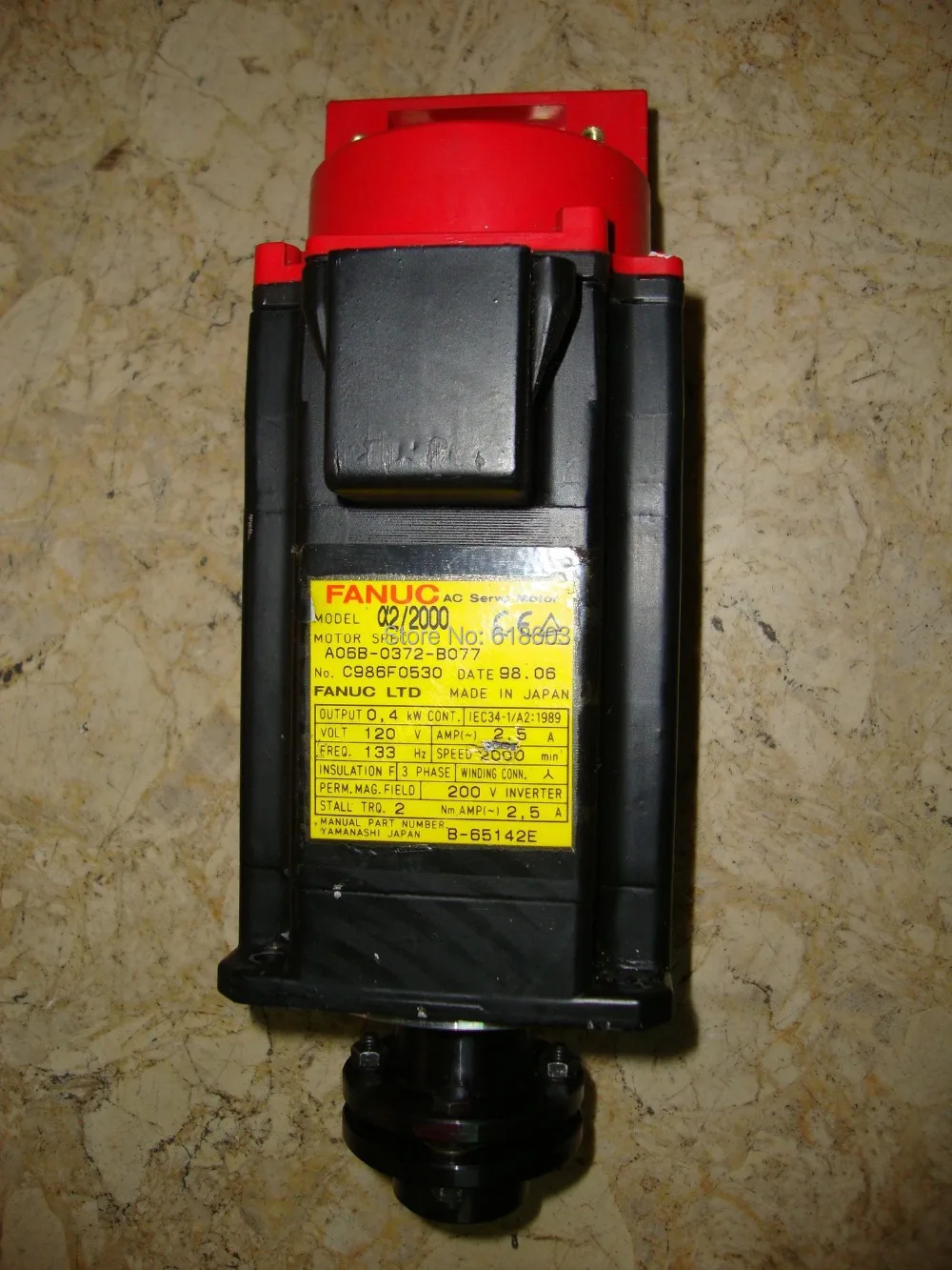 Fanuc используется Альфа 2/2000 FANUC AC Серводвигатель A06B 0372 B077|ac servo motor|fanuc ac motorservo motor |