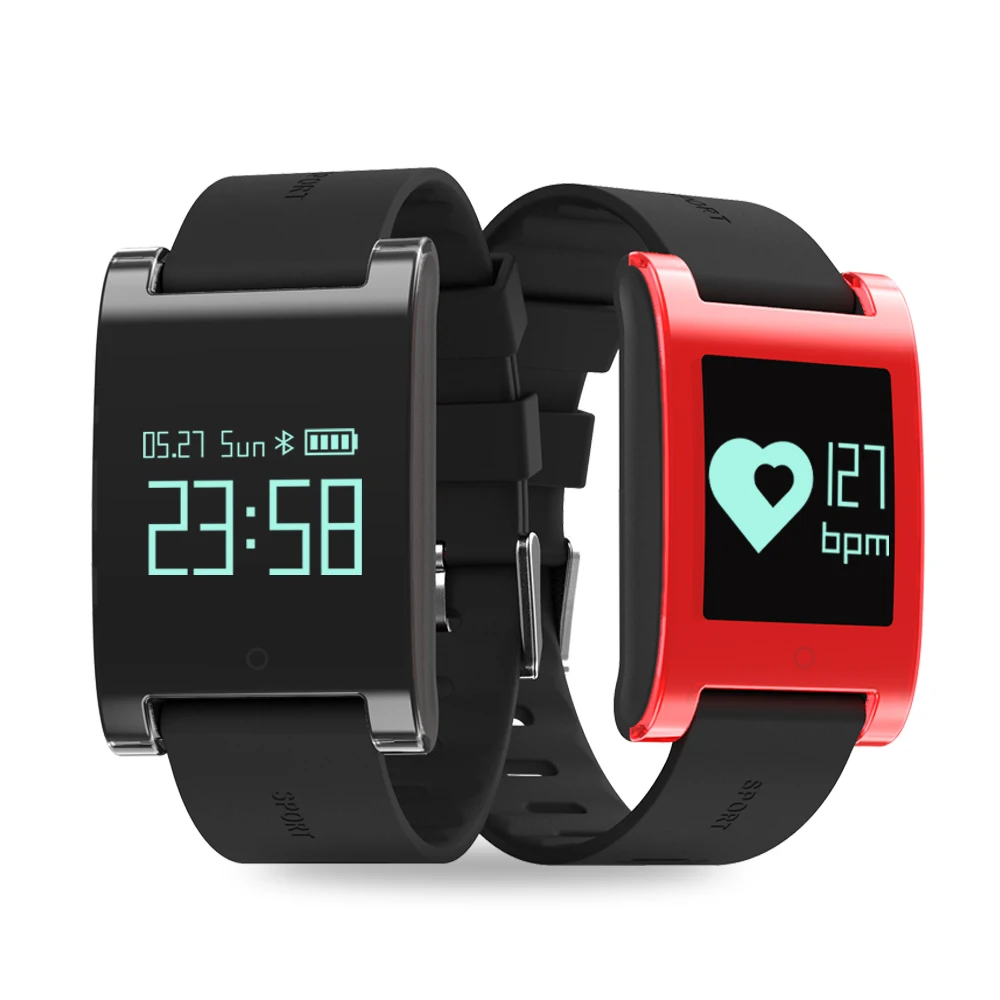 EnohpLX DM68 Heart Rate Smart Watch With Blood Pressure Monitor Fitness Tracker Smartwatch Waterproof IP67 Connect Apple Android |