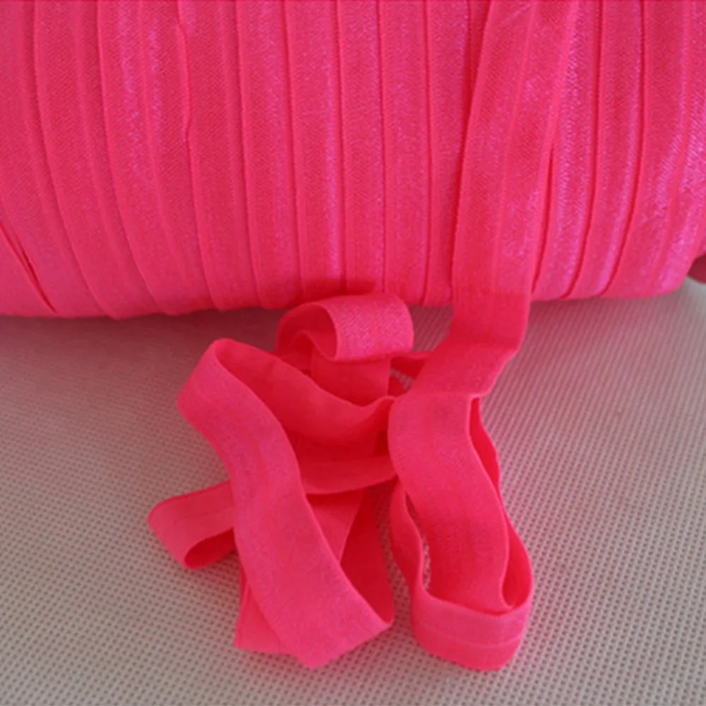 /roll, 90 Colors Foe In Stock #159 Passion Fruit For Headband Hair Ties Elastic