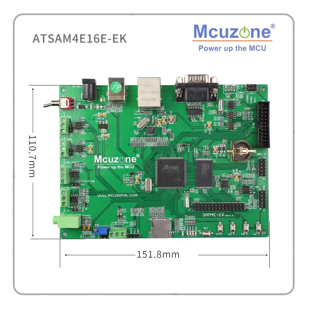 ATSAM4E16E оценочный комплект 120 МГц Cortex-M4 Ethernet UART CAN 485 TF RTC 2 8 &quot240x320 TFT сенсорный