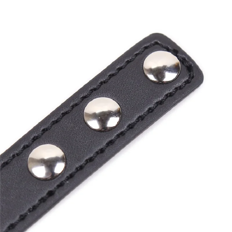 БДСМ бондажный ошейник с сердцем металлический кожаный ремешок на воротник