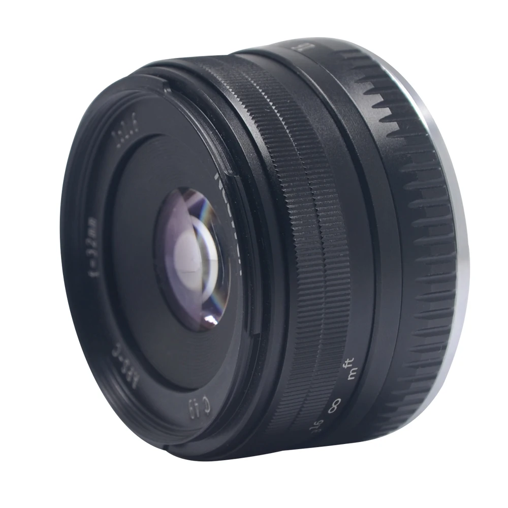 Mcoplus 32 мм f1.6 ручная фотокамера с объективом для Fujifilm Fuji X|Объективы фотоаппаратов|