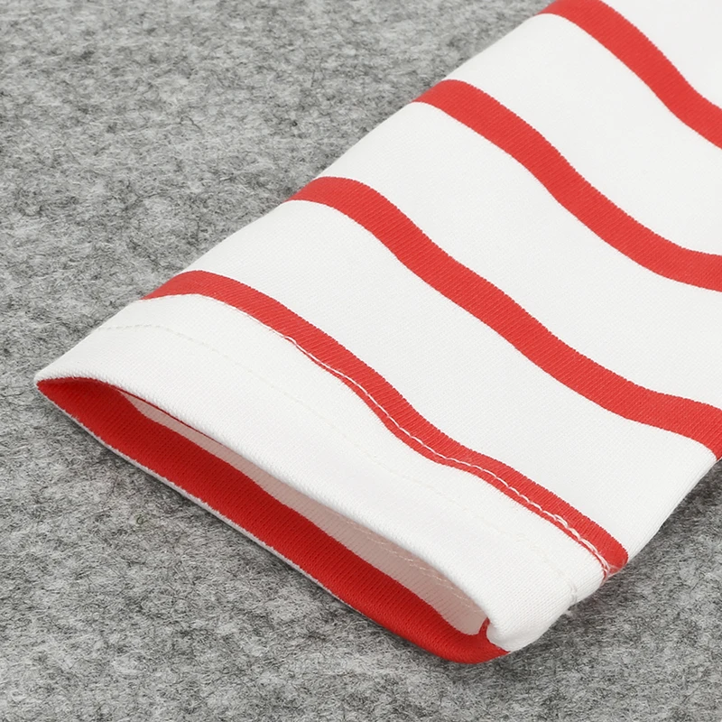 Рождественский подарок 2020 платья для девочек детские в полоску костюм с принтом