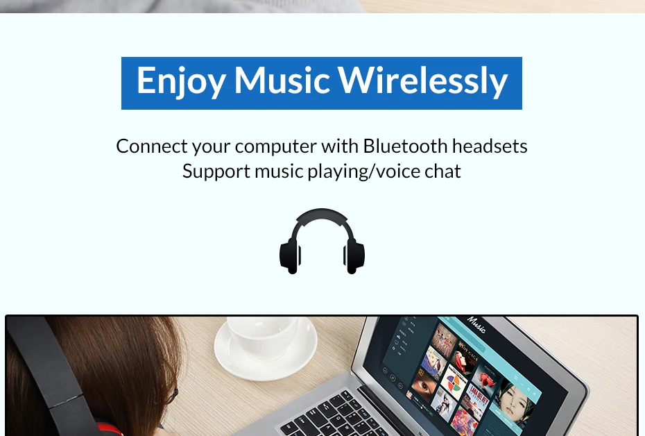 TOPK L06 USB Bluetooth ключ адаптер для компьютера ПК Беспроводная мышь Bluetooth 4,0 музыкальный приемник с динамиком передатчик