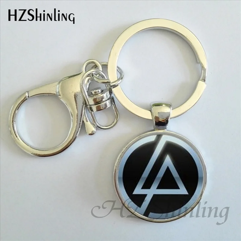 2 Новое поступление, брелок Linkin Park с логотипом Linkin Park, ювелирные изделия, стеклянный купольный кулон, брелок для мужчин и женщин, вечерние, подарок - Цвет: 2