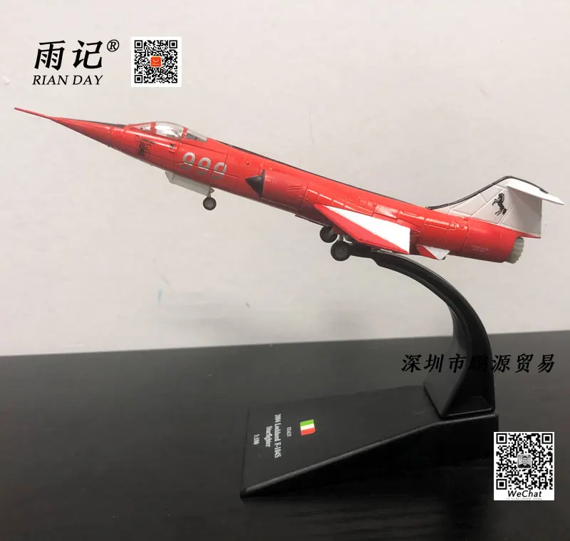 Амер 1/100 весы Италия 2004 Lockheed F-104S Звездные войны истребитель литье металла военный