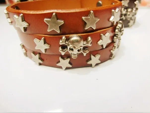 Новинка 2016 браслеты из натуральной кожи для мужчин и женщин повседневные кожаные