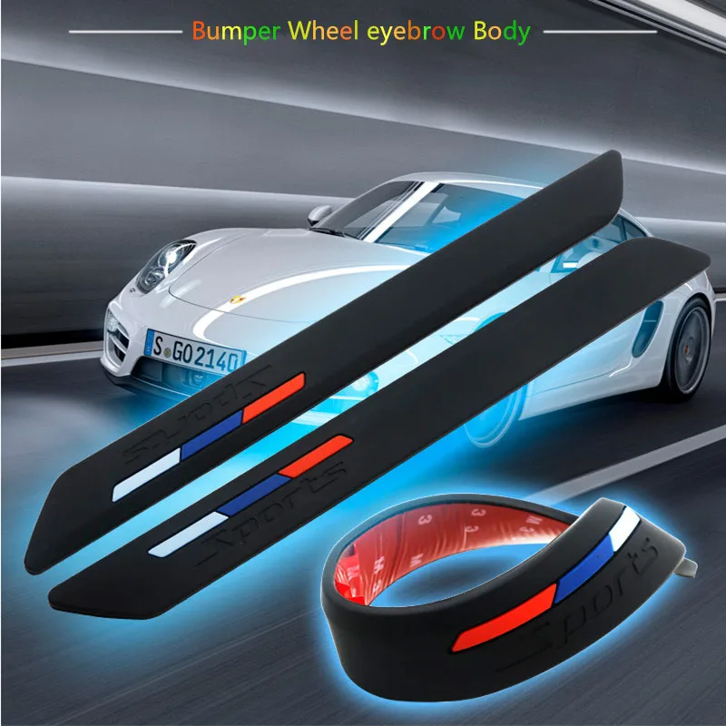 2 шт. автомобильная Противоударная полоса для защиты бампера от ударов Porsche cayenne