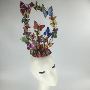 Инструменты для укладки, аксессуары для макияжа для девочек, головной убор принцессы, платье для волос с бабочкой, модель для подиума, кино, невесты, реквизит для косплея